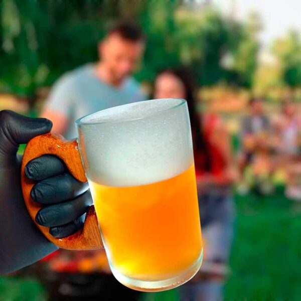 Chopp de botella cortada Trasparente para regalar. Hecho por VASODIVETRO