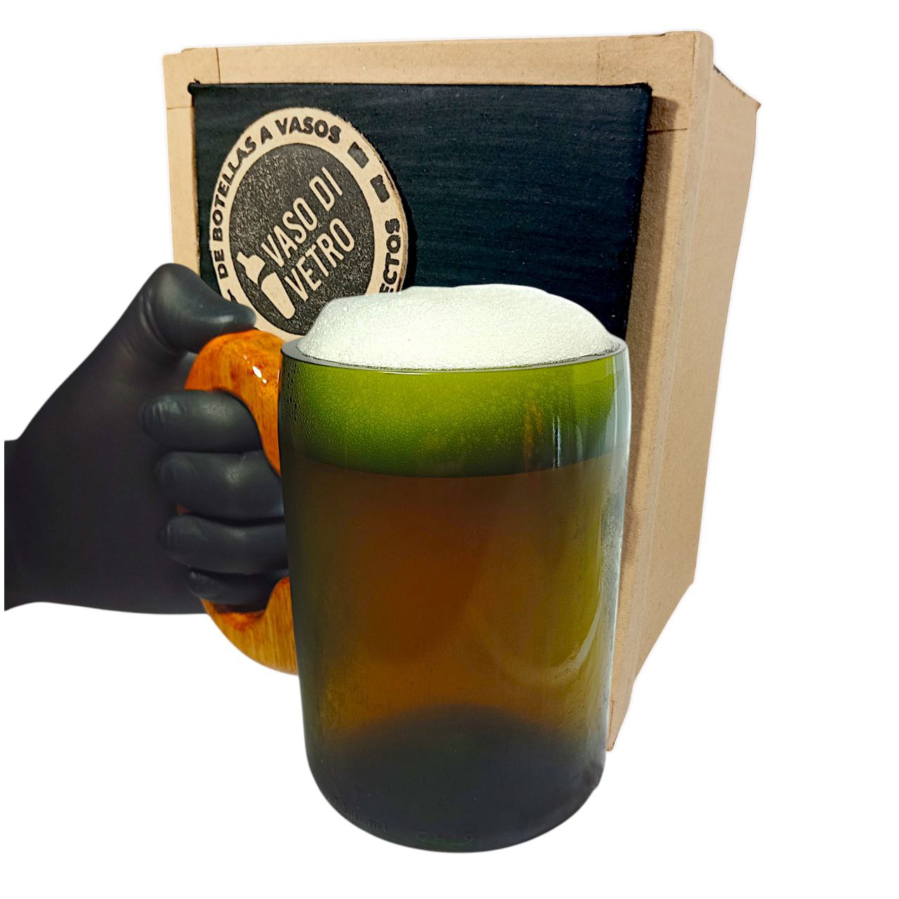 Chopp artesanal de vidrio sin personalizar - Imagen 2