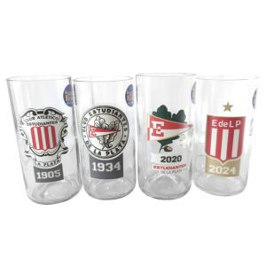 Cuatro Vasos Coleccionables de Estudiantes de La Plata