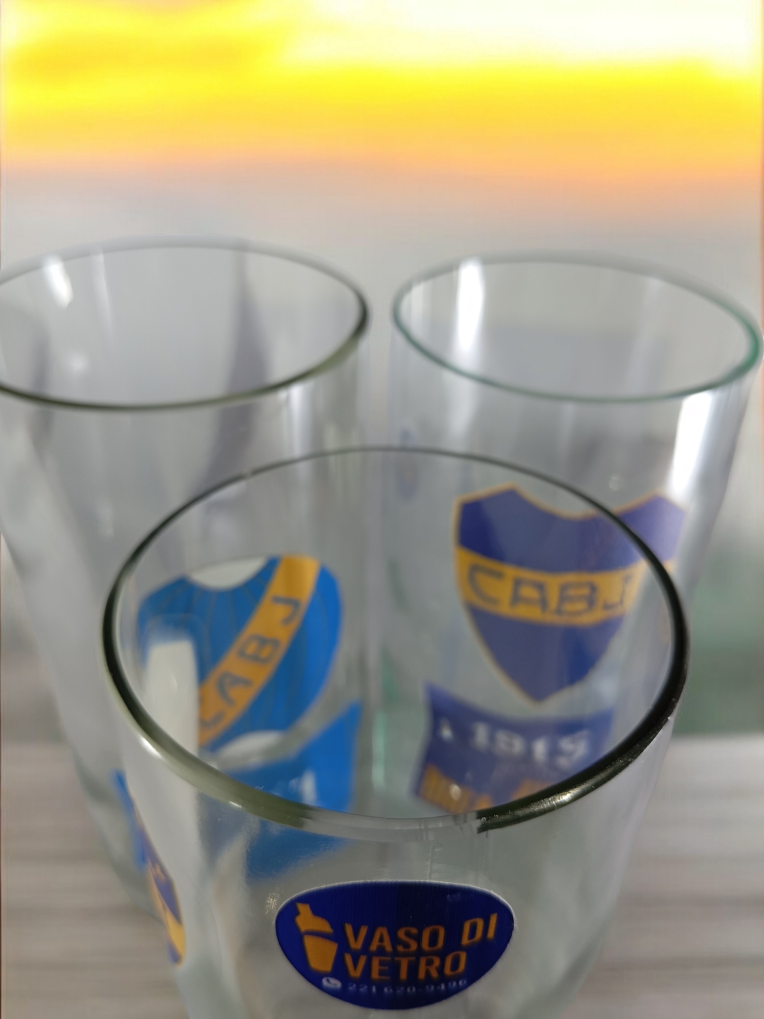 Set de 4 Vasos Coleccionables de Boca Junior - VASODIVETRO - Imagen 4