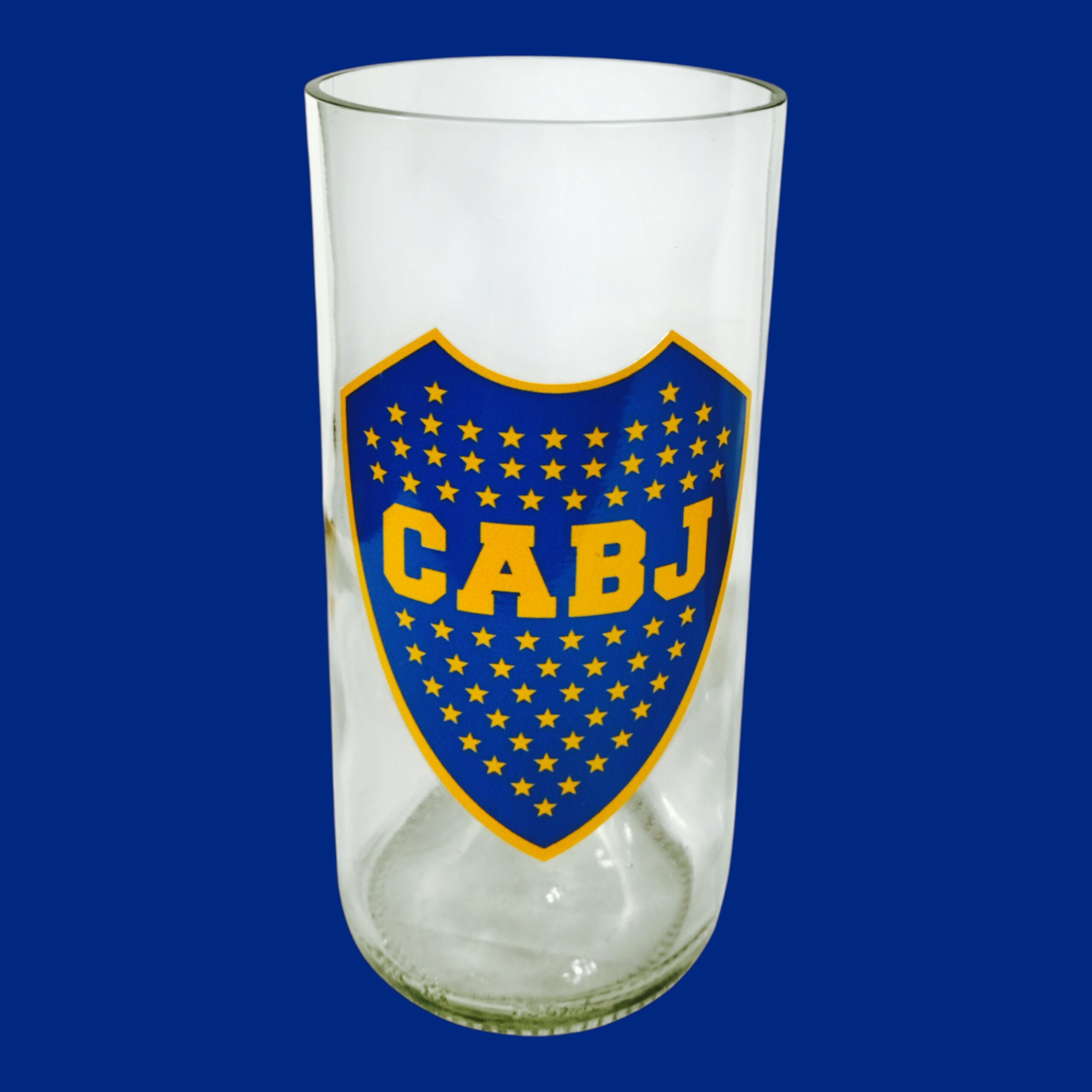Regalo Original Vaso BOCA vinilo gama media laqueado VASODIVETRO La Plata