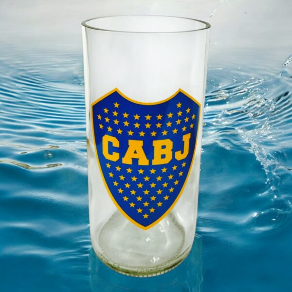 Regalo Original Vaso BOCA vinilo gama media laqueado VASODIVETRO La Plata