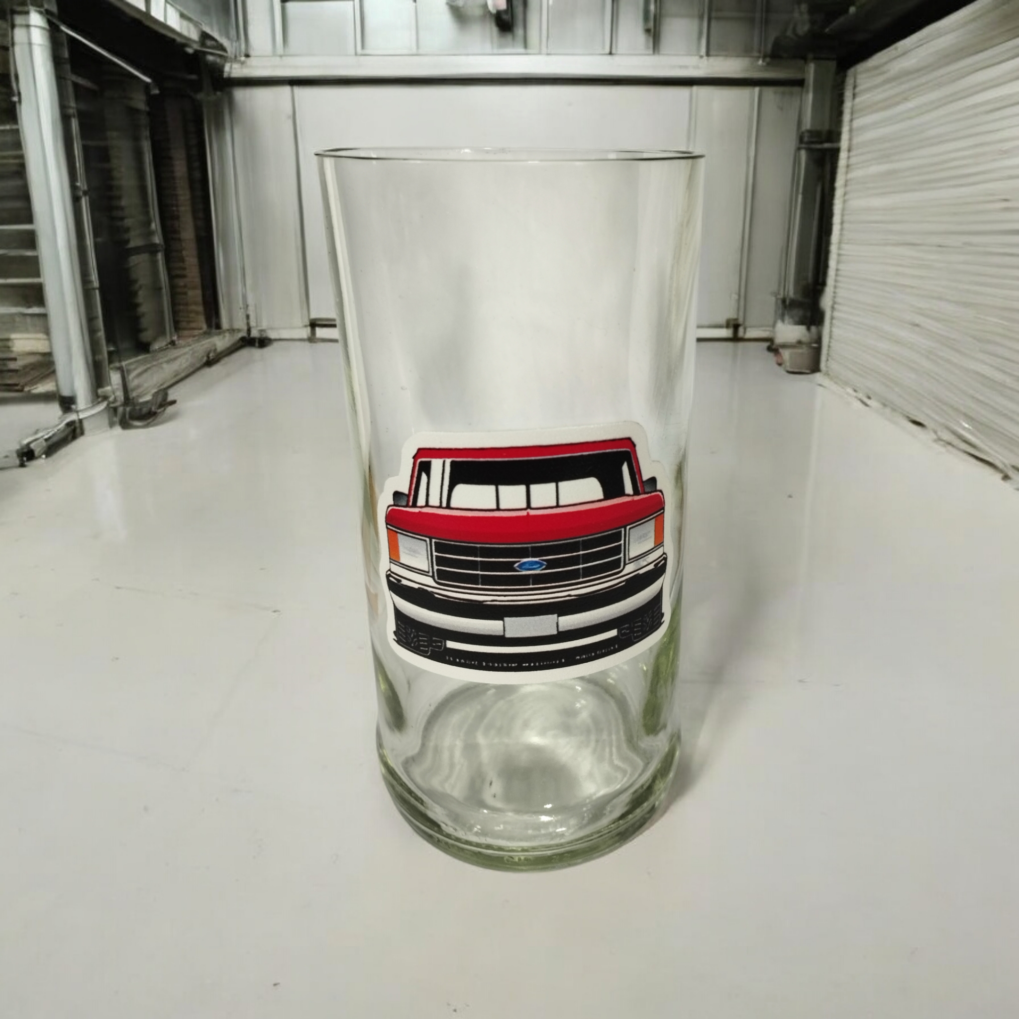 Regalo Original Vaso Vaso Camioneta Ford Vintage VASODIVETRO La Plata