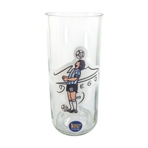 Regalo Original Vaso DIEGO MARADONA + FIRMA VASODIVETRO La Plata