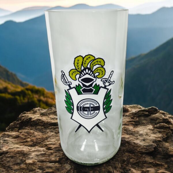 Regalo Original Vaso GIMNASIA Y ESGRIMA DE LA PLATA vinilo gama media laqueado VASODIVETRO La Plata
