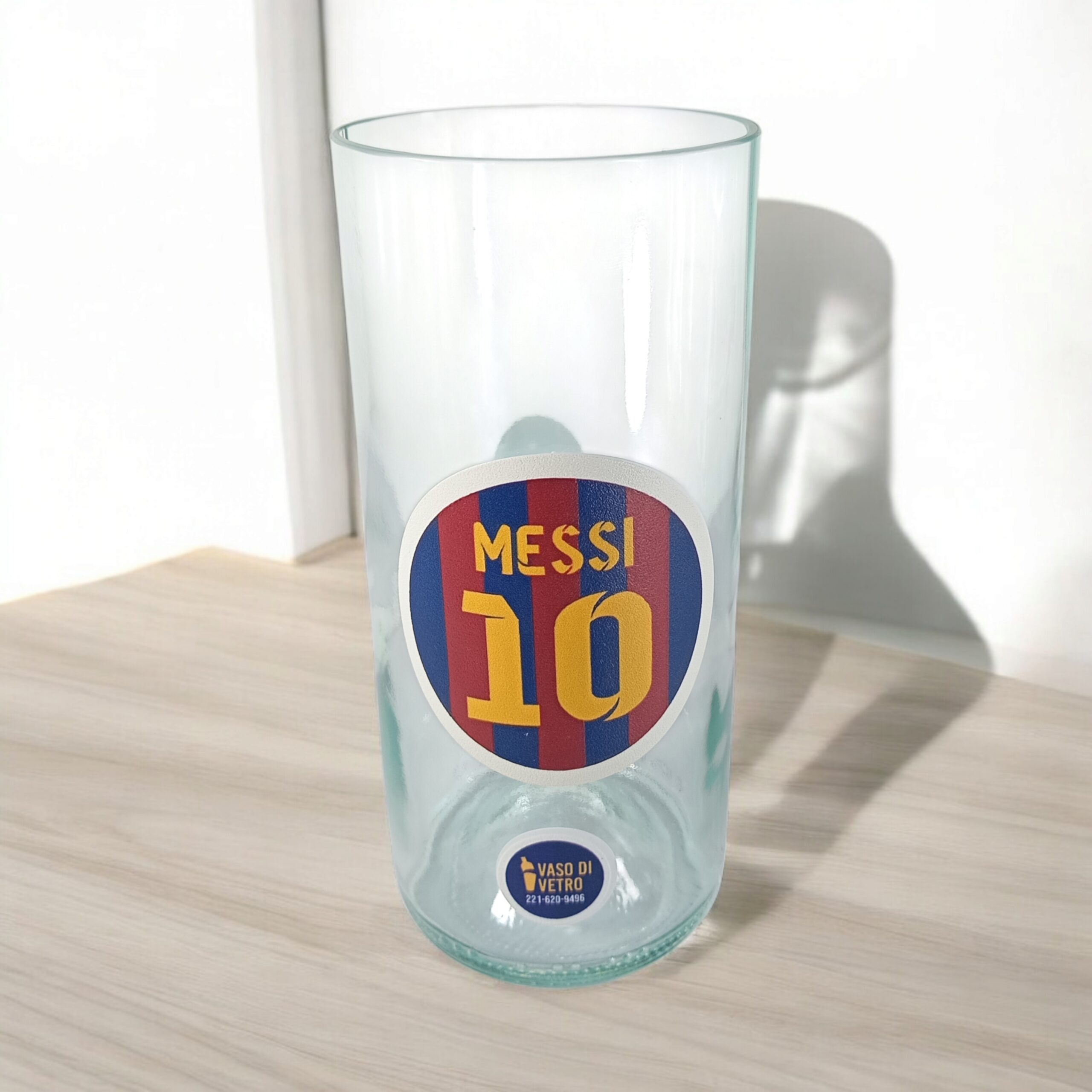 Regalo Original Vaso Messi Barcelona la 10 VASODIVETRO La Plata