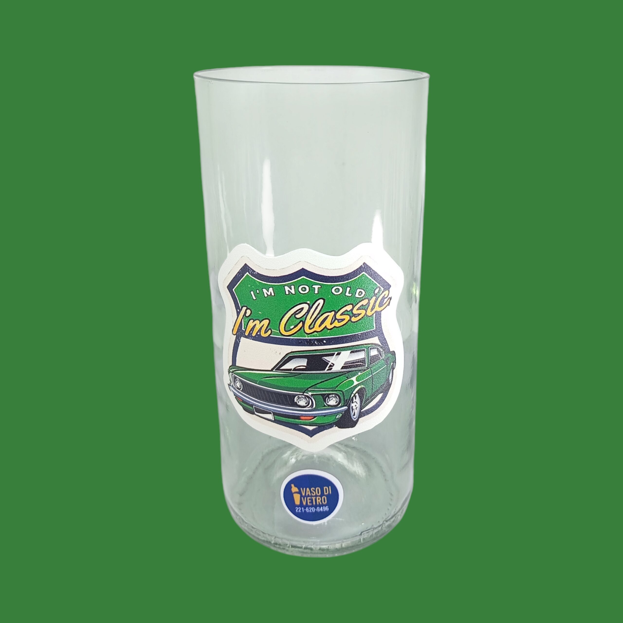 Regalo Original Vaso No soy Viejo Soy Un Clasico Autos Antiguos VASODIVETRO La Plata