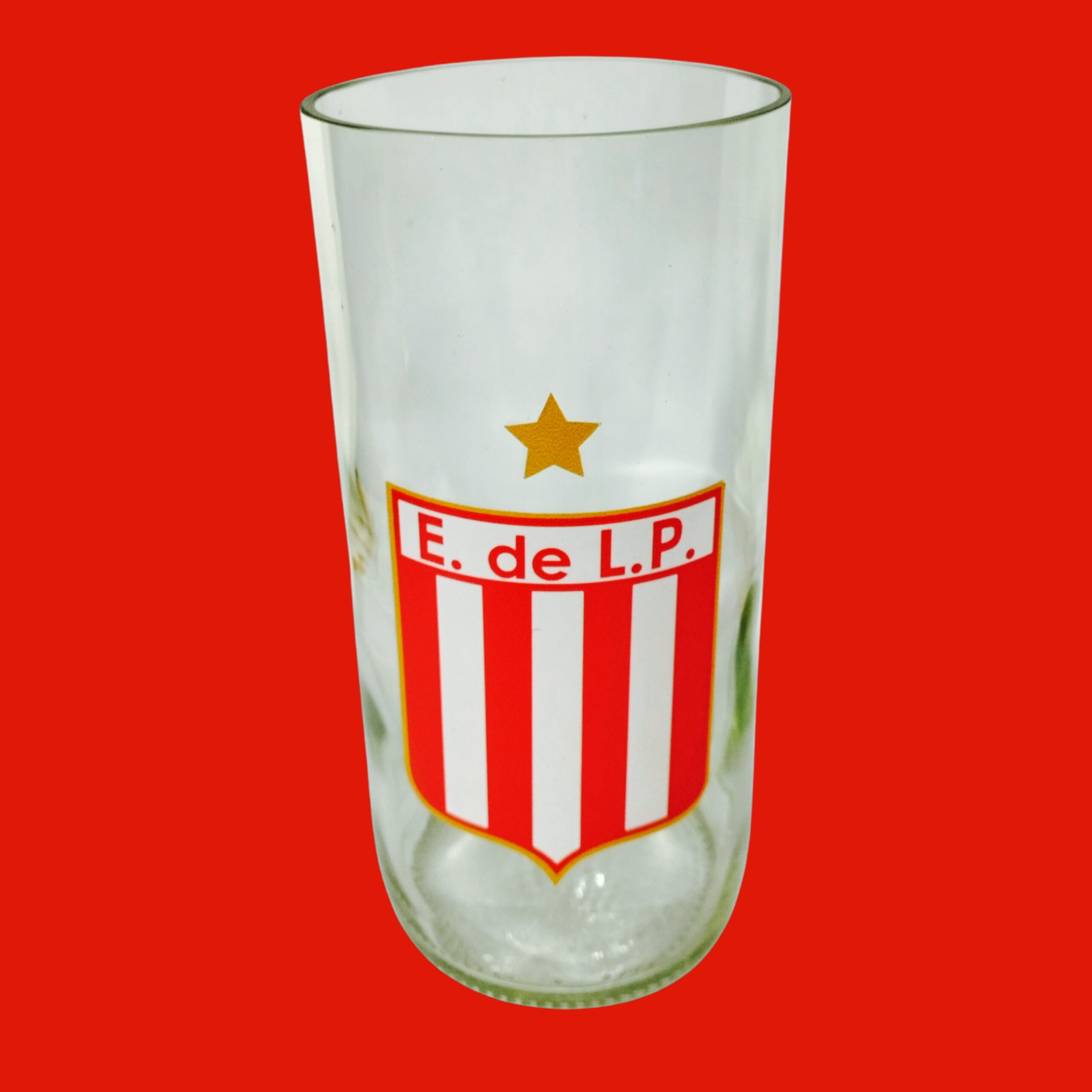 Regalo Original Vaso Estudiantes de la plata vinilo gama media laqueado VASODIVETRO La Plata