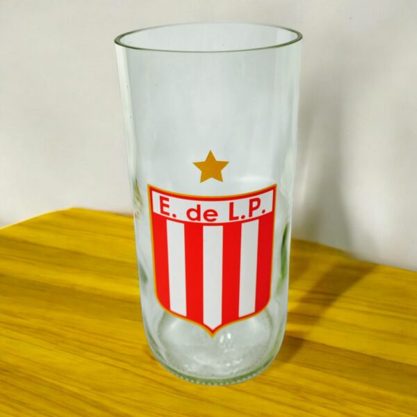 Regalo Original Vaso Estudiantes de la plata vinilo gama media laqueado VASODIVETRO La Plata