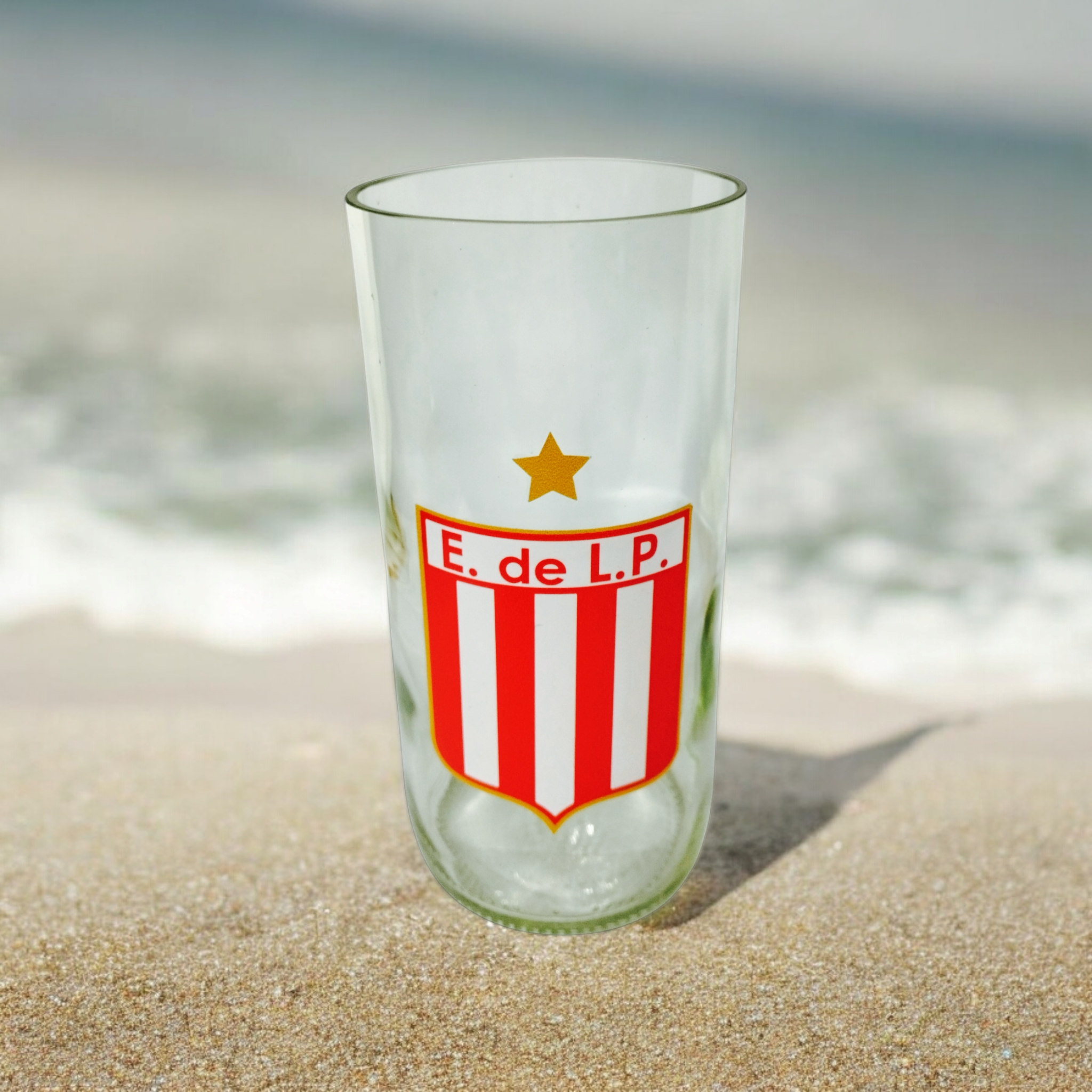 Regalo Original Vaso Estudiantes de la plata vinilo gama media laqueado VASODIVETRO La Plata