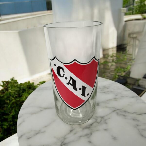 Regalo Original Vaso Independiente vinilo gama media laqueado VASODIVETRO La Plata