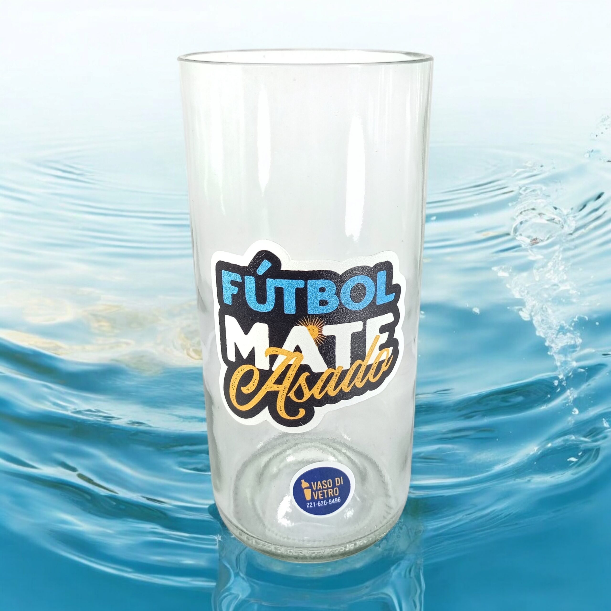 Regalo Original Vaso FUTBOL MATE ASADO VASODIVETRO La Plata