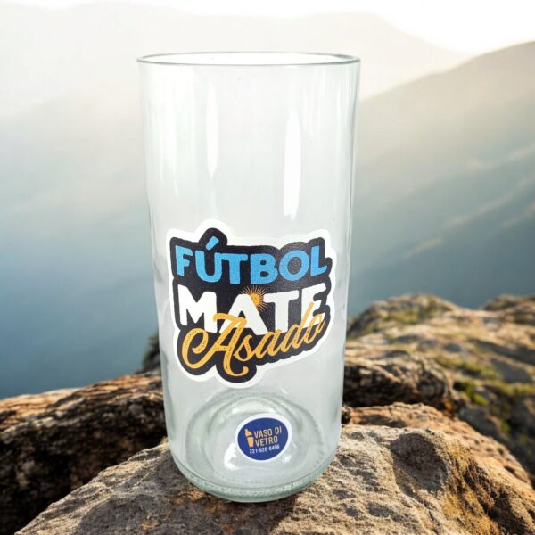 Regalo Original Vaso FUTBOL MATE ASADO VASODIVETRO La Plata