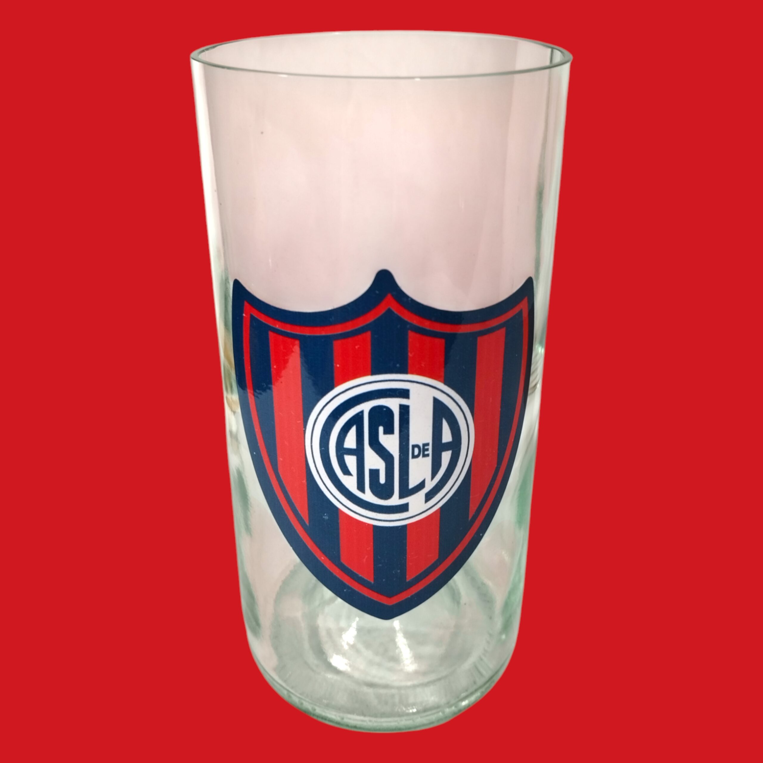 Regalo Original Vaso San Lorenzo vinilo gama media laqueado VASODIVETRO La Plata