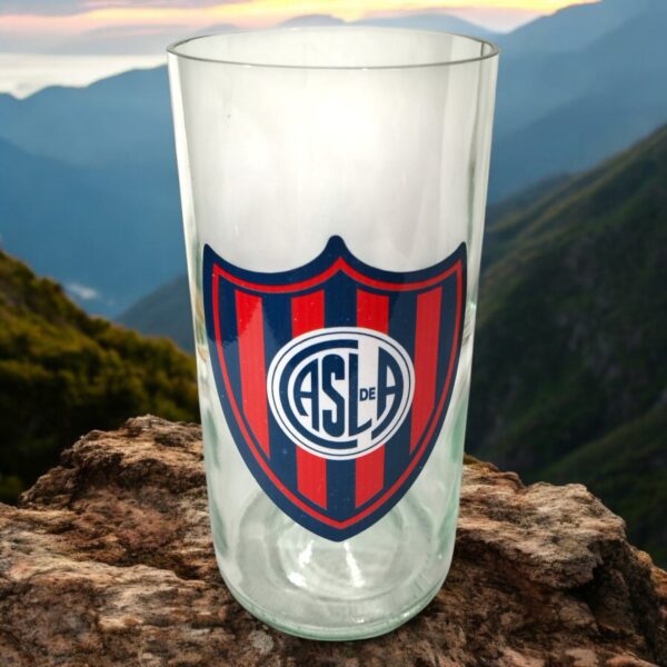 Regalo Original Vaso San Lorenzo vinilo gama media laqueado VASODIVETRO La Plata