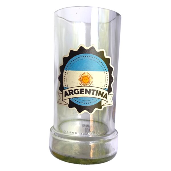 Regalo Original Vaso BANDERA ARGENTINA VASODIVETRO La Plata