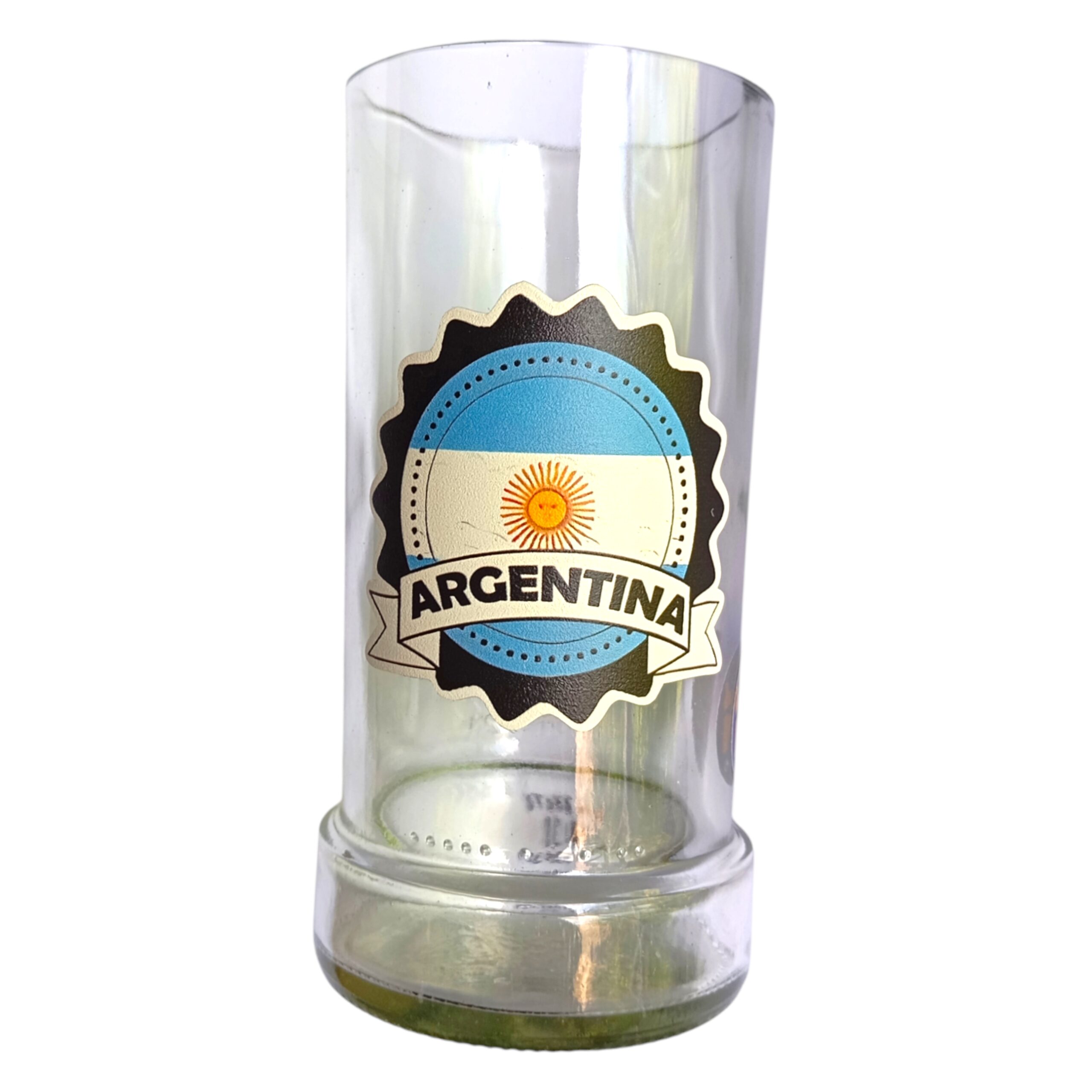 Regalo Original Vaso BANDERA ARGENTINA VASODIVETRO La Plata