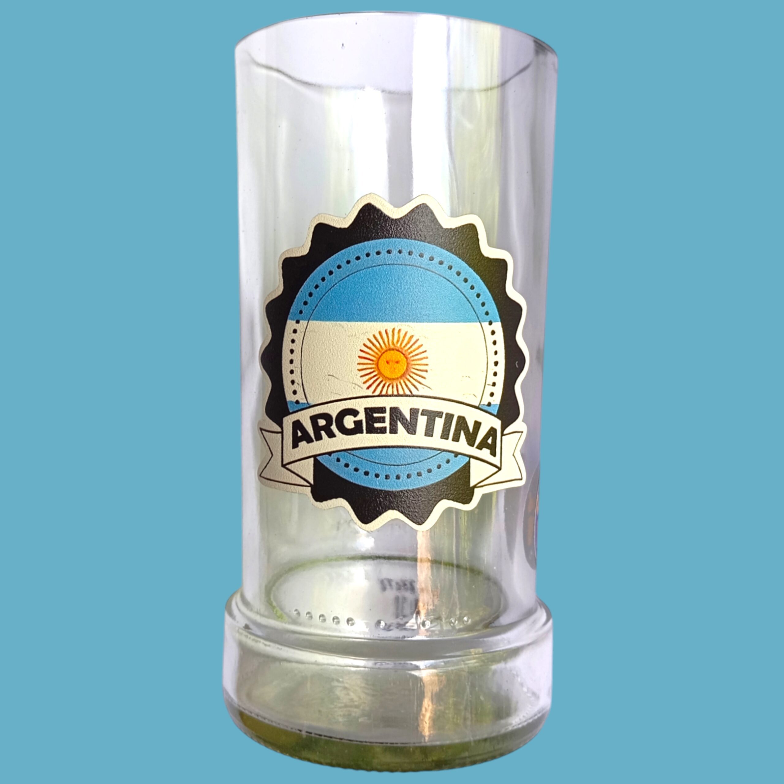 Regalo Original Vaso BANDERA ARGENTINA VASODIVETRO La Plata