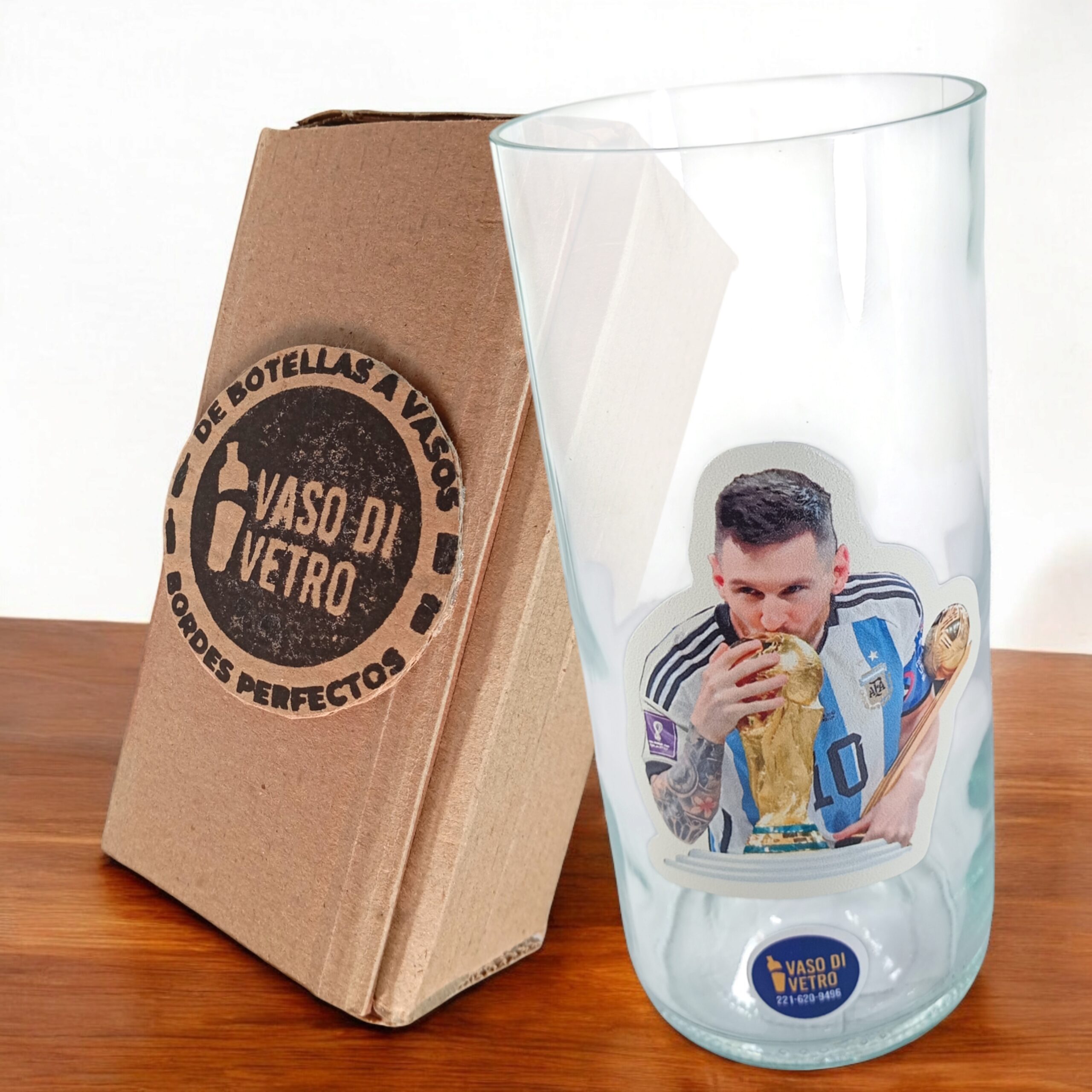 Regalo Original Vaso Messi VASODIVETRO