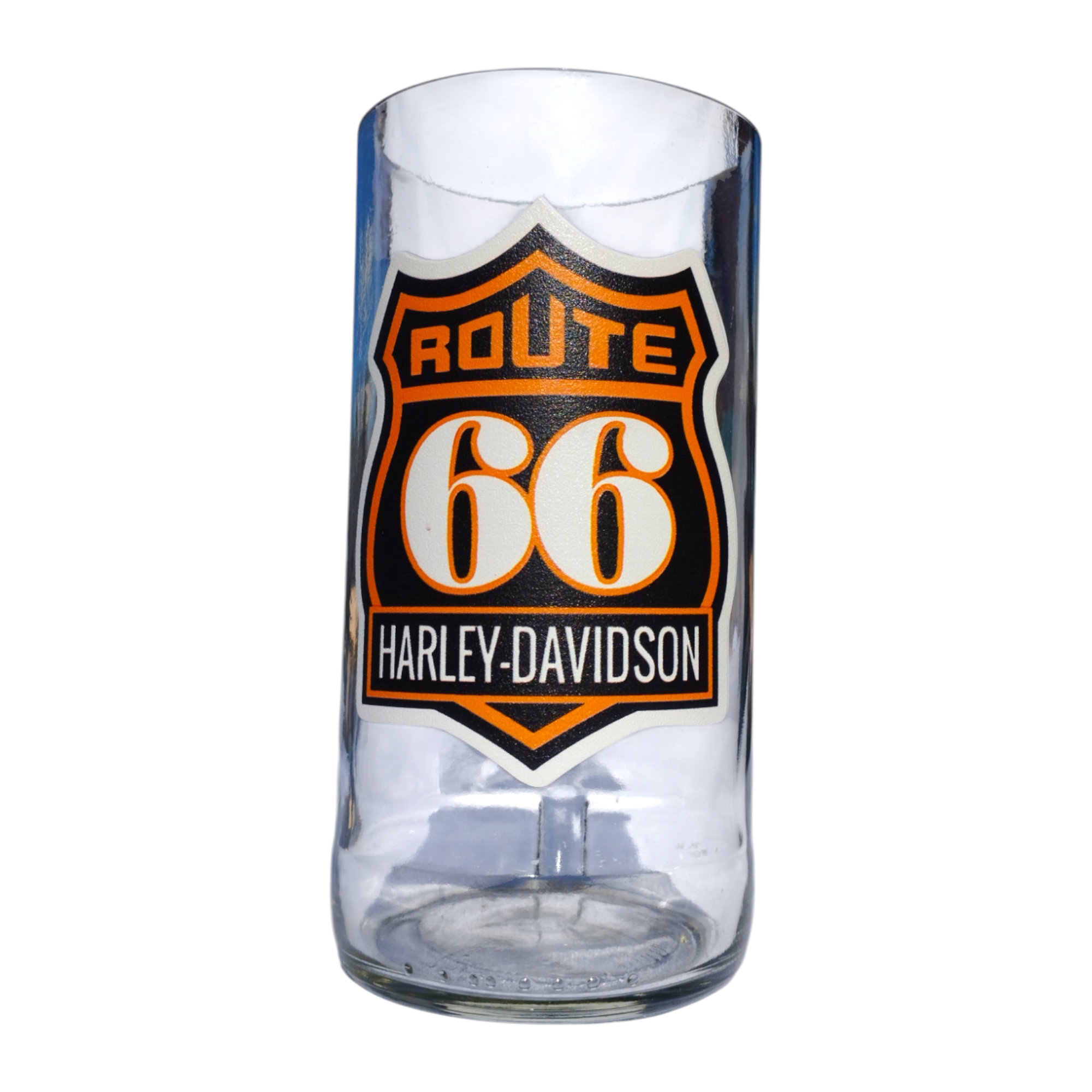 Regalo Original Vaso ROUTE 66 Harley Davidson VASODIVETRO La Plata