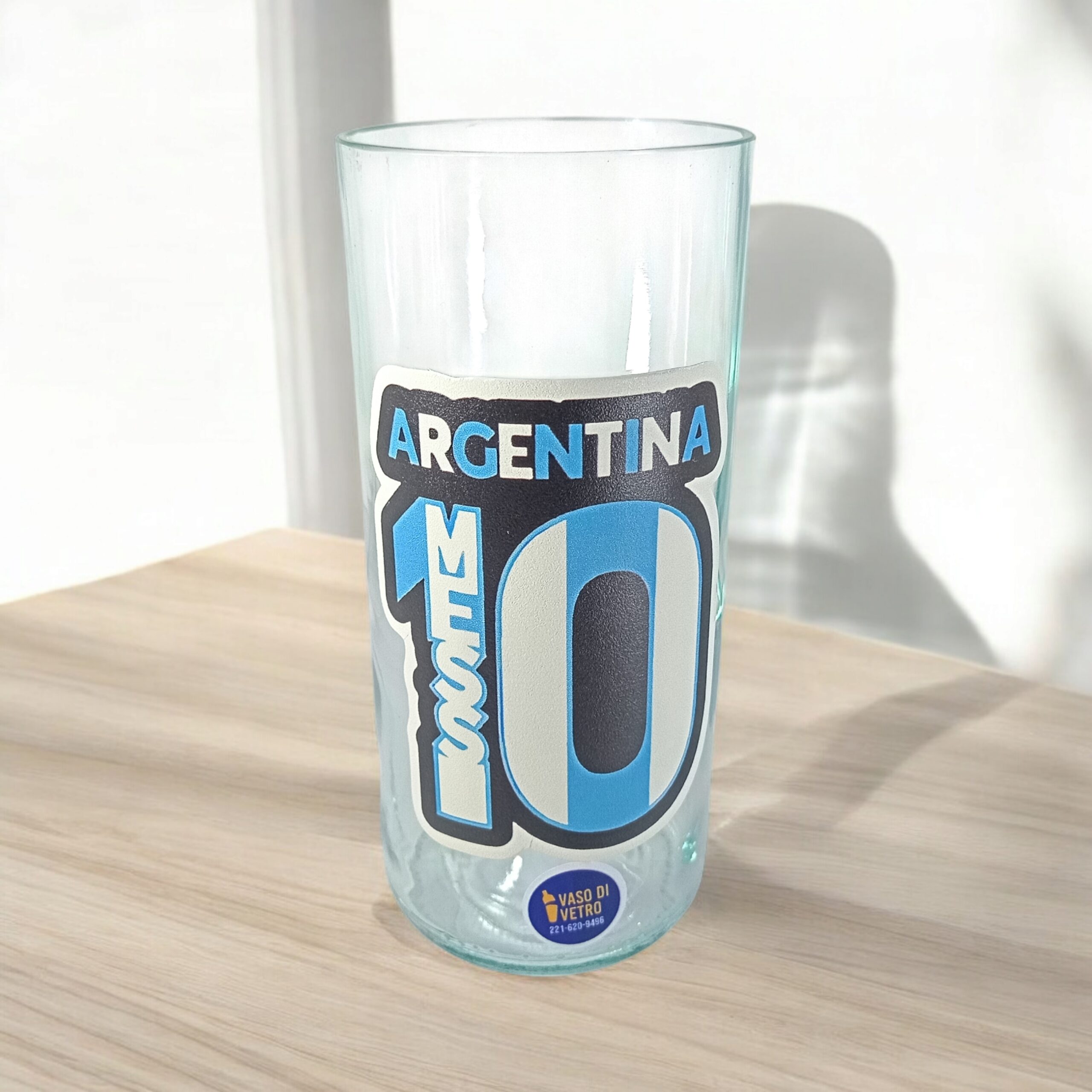 Regalo Original Vaso ARGENTINA la 10 VASODIVETRO La Plata