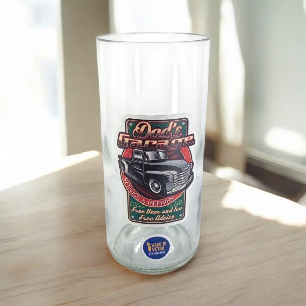 Regalo Original Vaso Auto Antiguo Dad Garage VASODIVETRO La Plata