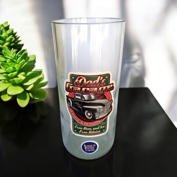 Regalo Original Vaso Auto Antiguo Dad Garage VASODIVETRO La Plata