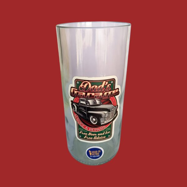 Regalo Original Vaso Auto Antiguo Dad Garage VASODIVETRO La Plata