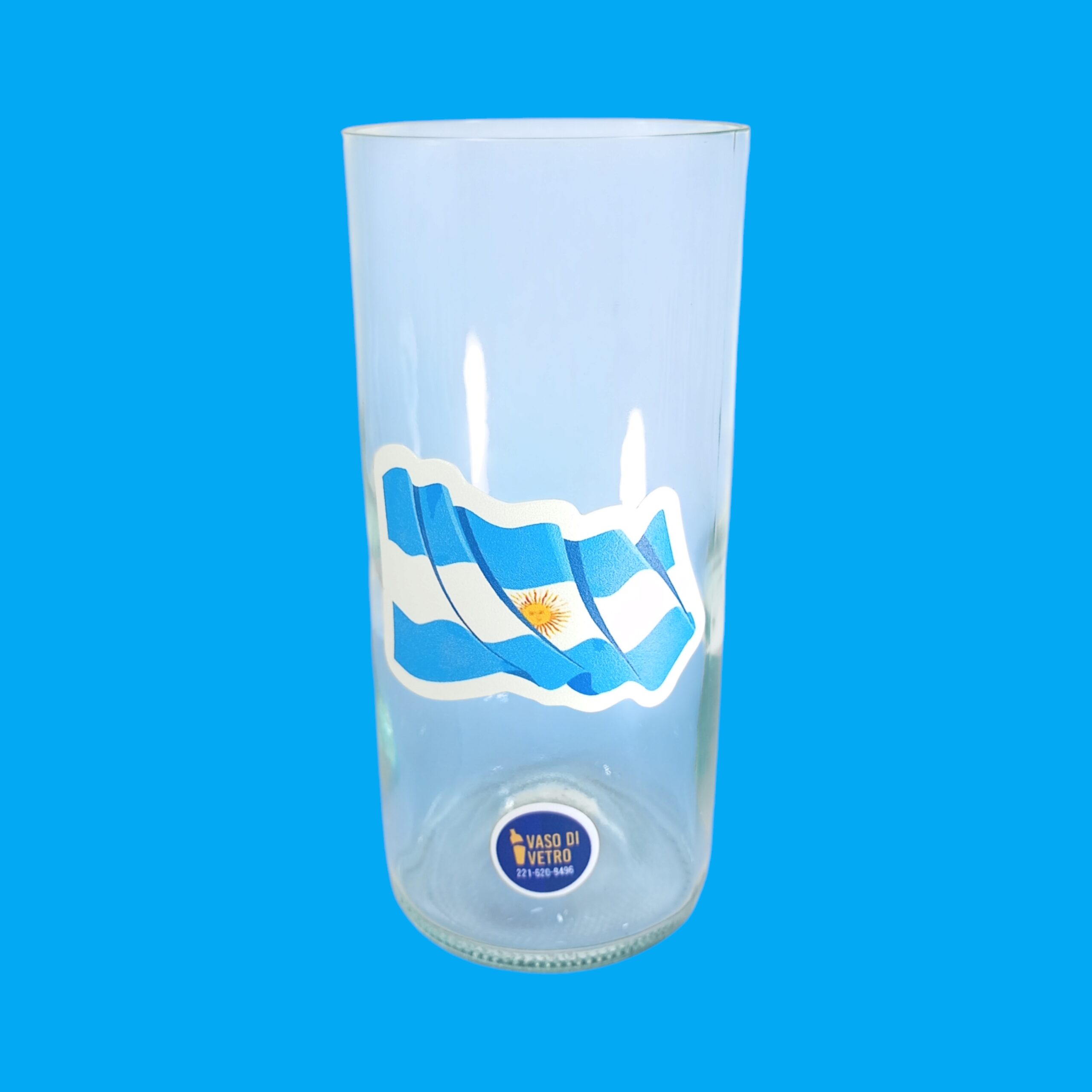 Vaso Bandera Argentina Flameando - Imagen 2
