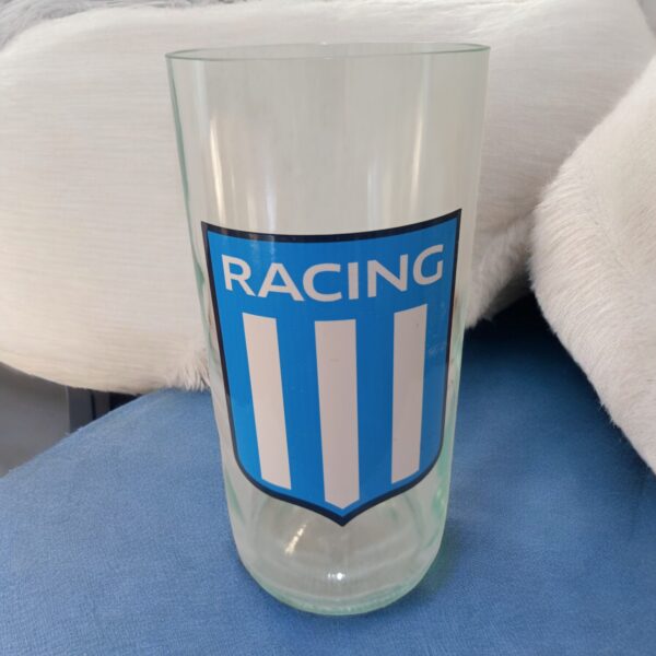 Regalo Original Vaso Racing vinilo gama media laqueado VASODIVETRO La Plata