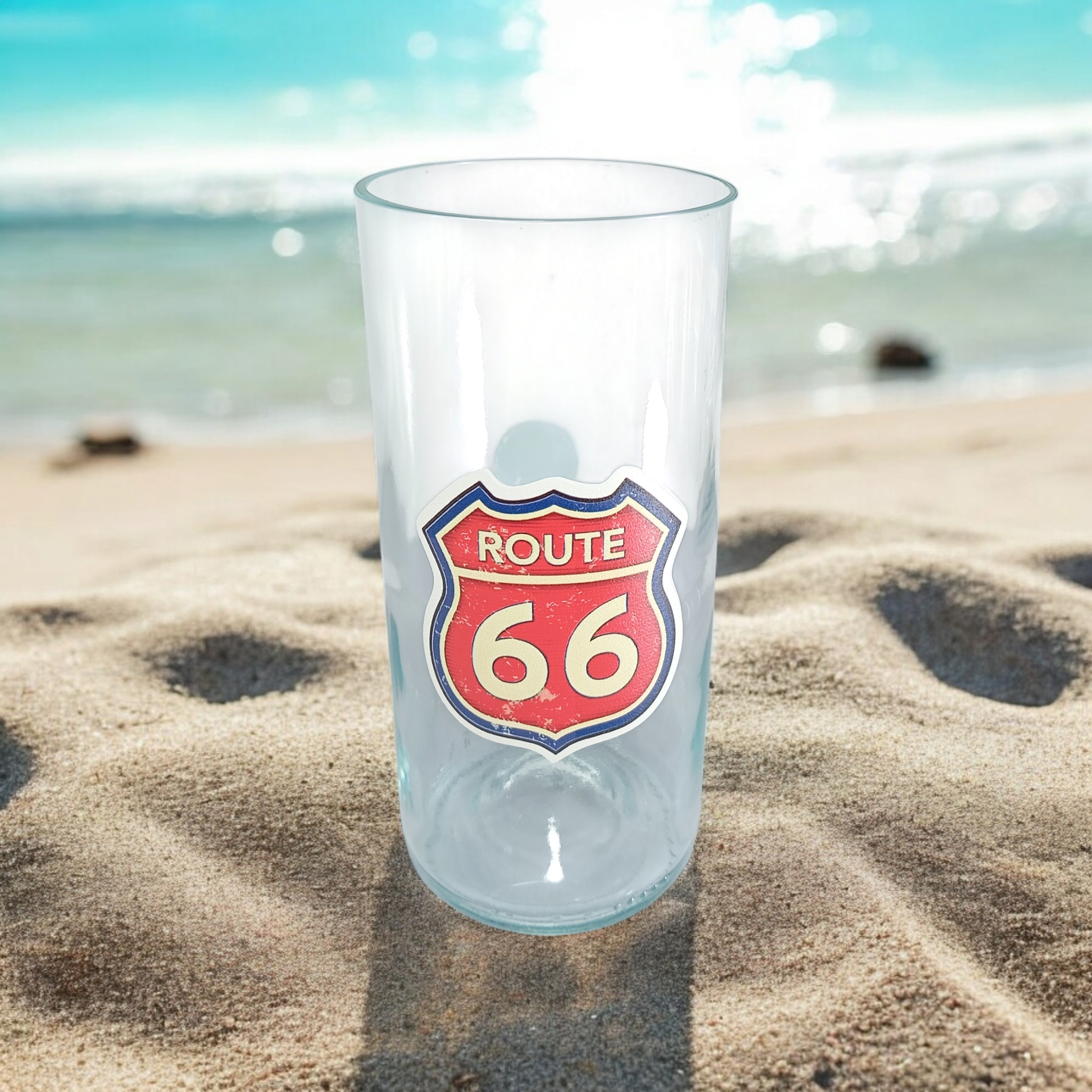 Regalo Original Vaso ROUTE 66 VASODIVETRO La Plata