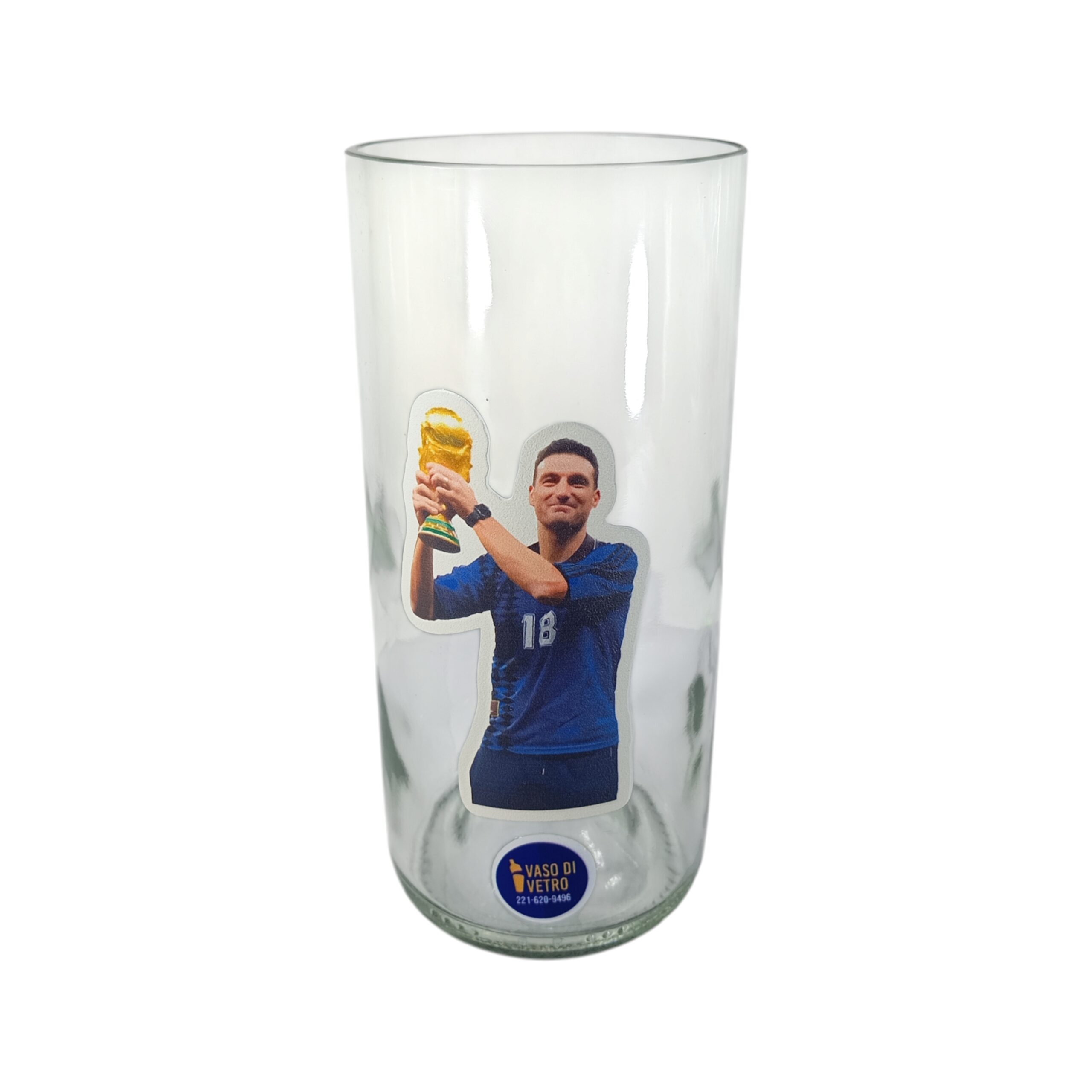 Regalo Original Vaso Scaloni copa del mundo VASODIVETRO La Plata