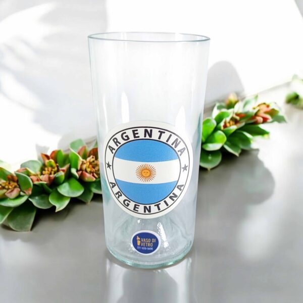 Vaso de Argentina -Regalo Original VASODIVETRO