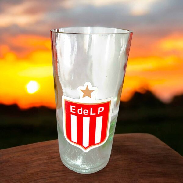 Vaso Estudiantes de La Plata vaso de botella cortada