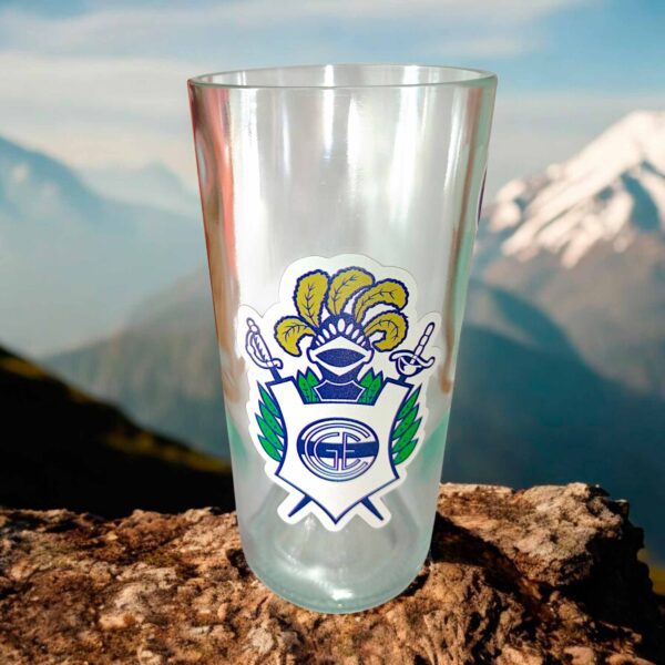 Vaso de Gimnasia de La Plata Regalo Original botella cortada
