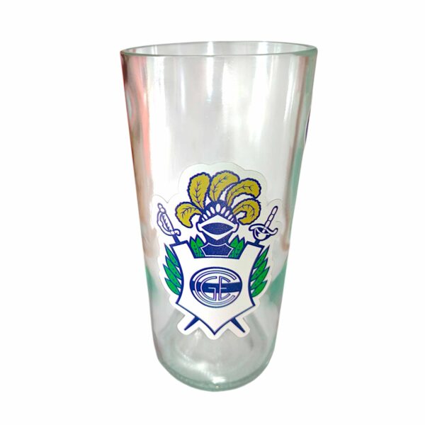 Vaso de Gimnasia de La Plata Regalo Original botella cortada