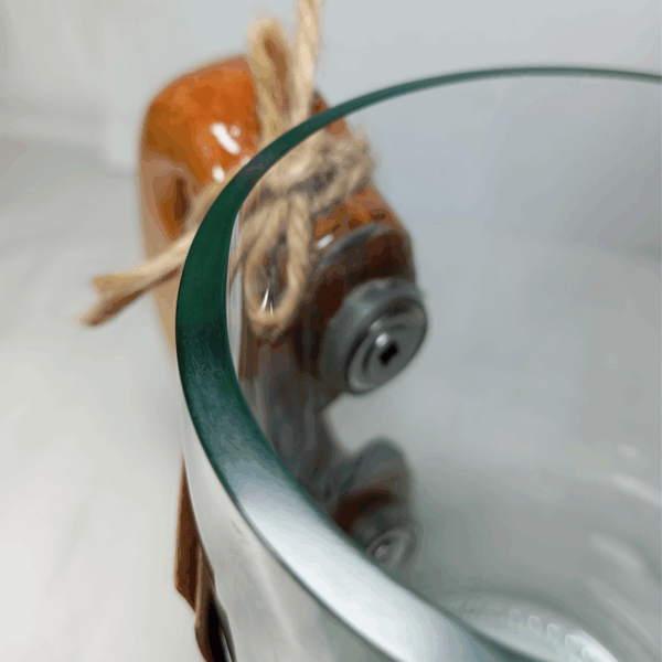 Chopp de Vidrio Trasparente de Botella Reutilizada - Imagen 3